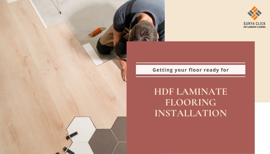 HDF laminate flooring installation