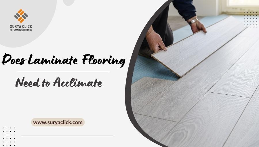 Acclimate Laminate Flooring for Installation