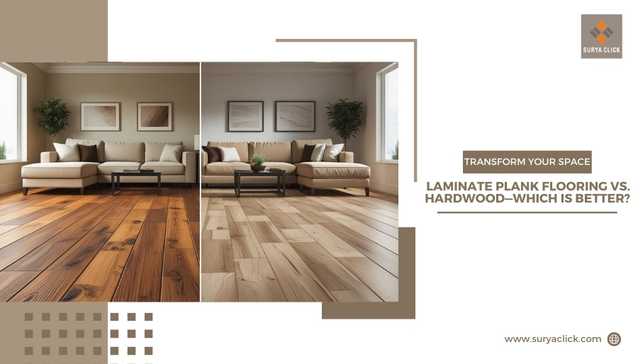 Laminate Plank Flooring vs. Hardwood